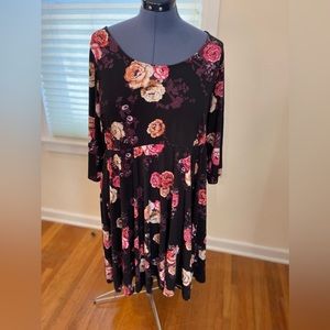 Torrid Size 3 Floral Skater Dress